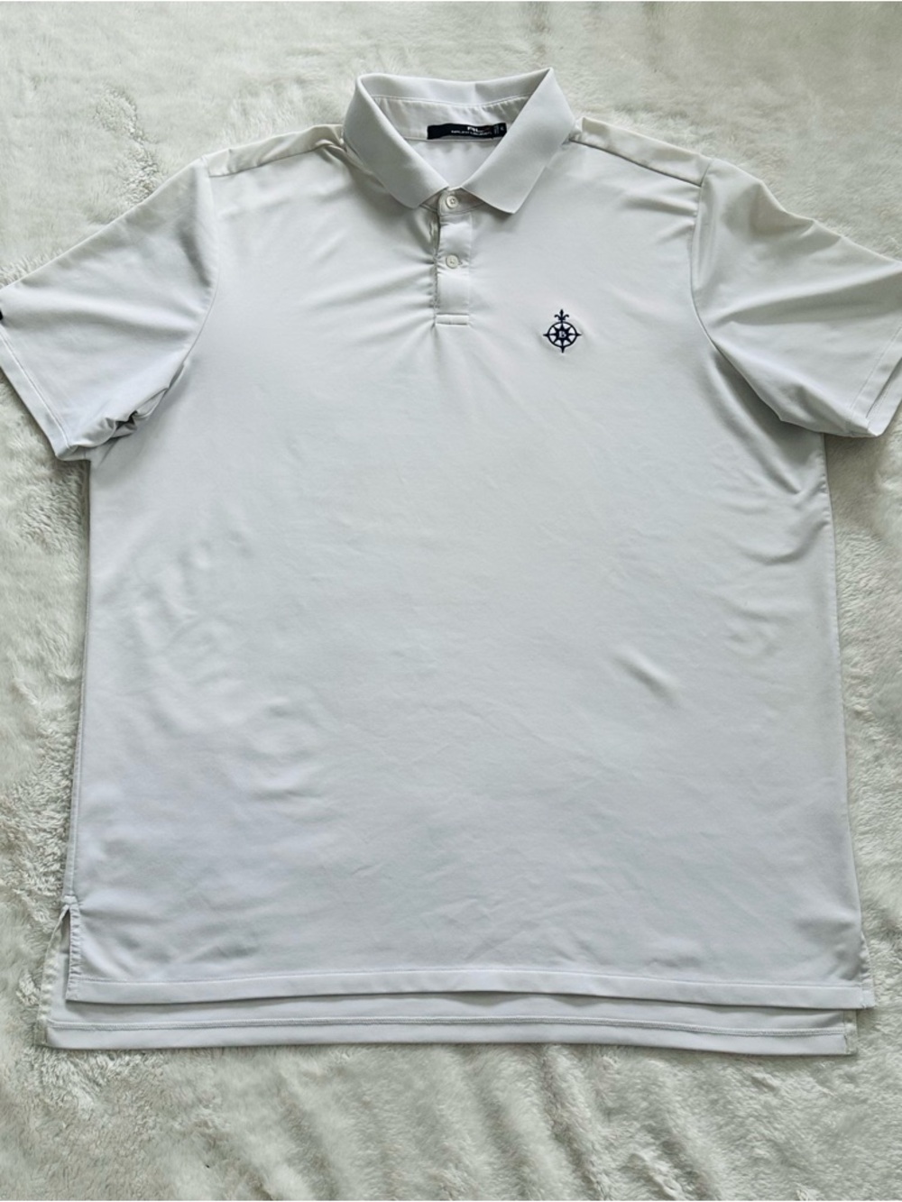 RLX Ralph Lauren Bayonne Golf Club Performance Polo Mens XL White (25x32)